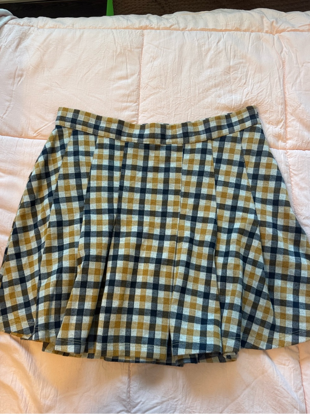 Free people Plaid skirt
